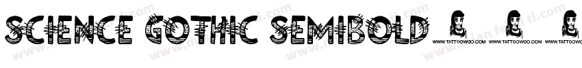 Science Gothic SemiBold字体转换